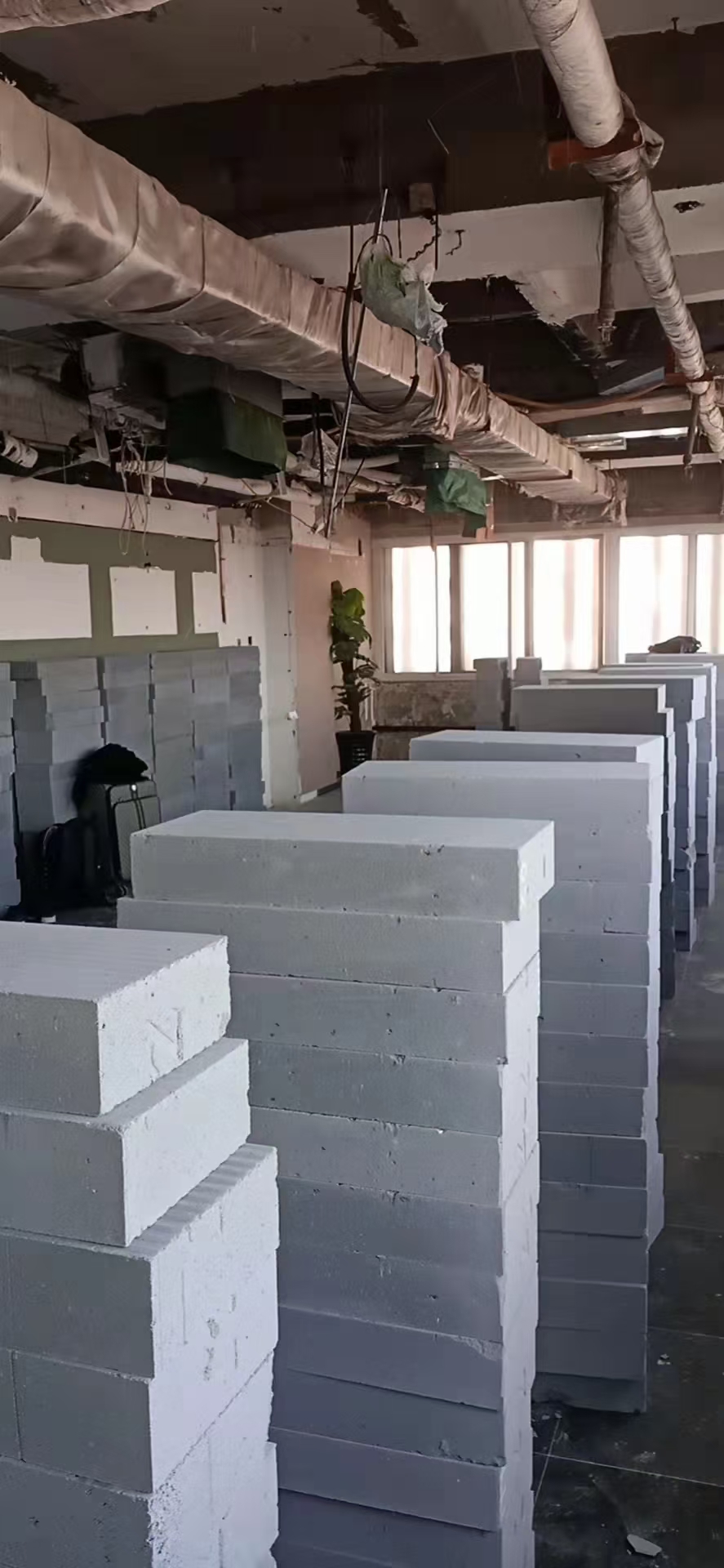 轻质砖隔墙施工进度